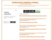 Tablet Screenshot of pharmacistspharmajournal.org